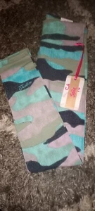 Girls justice full length legging size 10 new camo logo - Picture 1 of 2