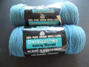 2 100% Virgin Wool WOOLWORTH Knitting Yarn Worsted 100g . Thunderstorm 4231 - Picture 1 of 4