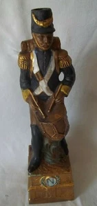 Vintage Garnier Decanter Napoleon Soldier Marcialla Red Wine Certaldo, Italy 13" - Picture 1 of 10