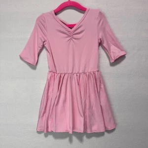 Dotdotsmile Dress Size 2T Solid Pink New With Tags - Picture 1 of 7