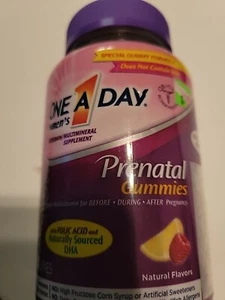 2 🍼 of One A Day Women's Prenatal Complete Multivitamin 60 Gummies Exp09/2025 - Picture 1 of 1