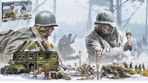 KIT MODELLISMO STATICO DIORAMI ITALERI BASTOGNE SIEGE 80 YEARS MDF EDITION 1:72 - Foto 1 di 4