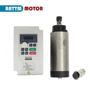 【DE】 Motor de husillo de aire ER11 de 1,5 kw + Inversor de frecuencia variable accionamiento 220 V CNC - Imagen 1 de 9