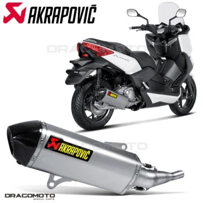 YAMAHA X-MAX 250 / X-CITY 250 2007-2016 Scarico AKRAPOVIC S-Y2SO7-HRSS - Immagine 1 di 4