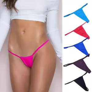 5 Teile/Los Weiche Frauen Tangas Micro G-String Sexy Damen Unterwäsche ① æ - Bild 1 von 26
