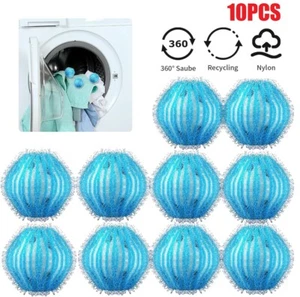 10PCS Reusable Laundry Dog Cat Hair Remover Lint Remover Pet Fur Hair Catcher - Picture 1 of 14