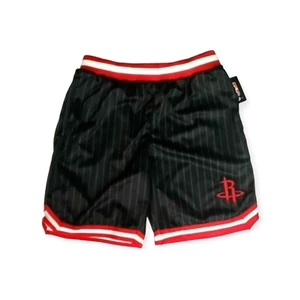 Houston Rockets NBA Men's UNK Pinstripe Basketball Shorts Black Size M, L, XXL - Picture 1 of 13