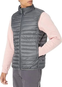 Amazon Essentials Men's Lightweight Water-Resistant Packable Puffer Vest - Picture 1 of 6