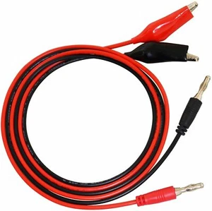 Elenco TL-16  Banana to Large Alligator Clips 18 gauge Test Lead Set…Authorized - Picture 1 of 3