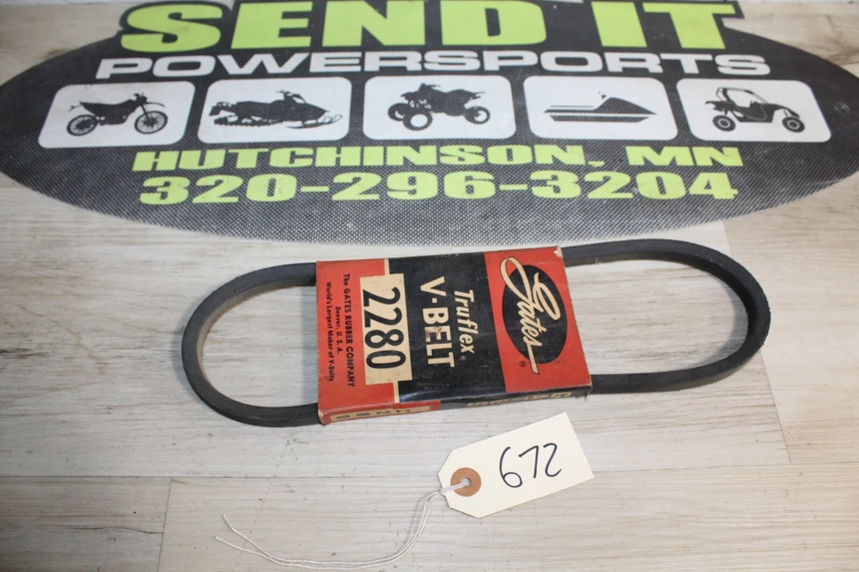 672 Puertas PARED NOS V-Belt 1/2 X 28 2280 / 4L280 Foto 1 de 1