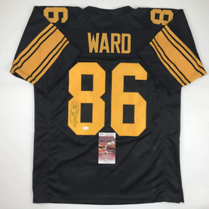 Autographed/Signed Hines Ward Pittsburgh Color Rush Football Jersey JSA COA