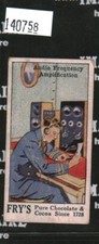 1912 V38 J.s Fry and sons Radio Series No: 23 AUDIO FRERQUENCY (140758)