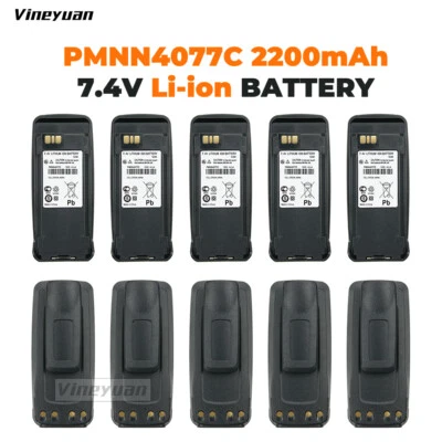 10pc PMNN4077 Li-ion Radio Battery For Motorola XPR6550 XPR6500 XPR6300 XPR6350 - Image 1 of 4
