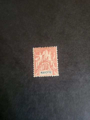 Stamps Mayotte 6 hinged Cover