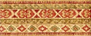 Boho Tribal Aztec Indian Wallpaper Border Souwest Native Geometric Design - Picture 1 of 3