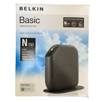 Belkin Basic N150 Wireless Wi-Fi Router - Image 1 of 4