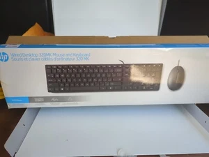 ⭐️ HP Smart Wired Desktop 320MK Keyboard & Mouse Bundle New Sealed Fast Ship - Picture 1 of 13