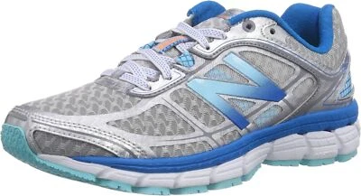 New Balance Women's 860 V5 Running Shoes, Silver/Sea (Narrow 2A) - Image 1 of 4