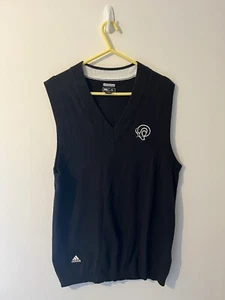 Chaleco Suéter ADIDAS Algodón Con Cabeza de Carnero Bordada - Imagen 1 de 11