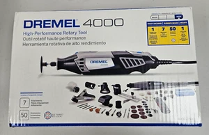 Dremel 4000 7/50 Variable Speed Rotary Tool 7 Attachments + 50 Accessories  NEW - Picture 1 of 7