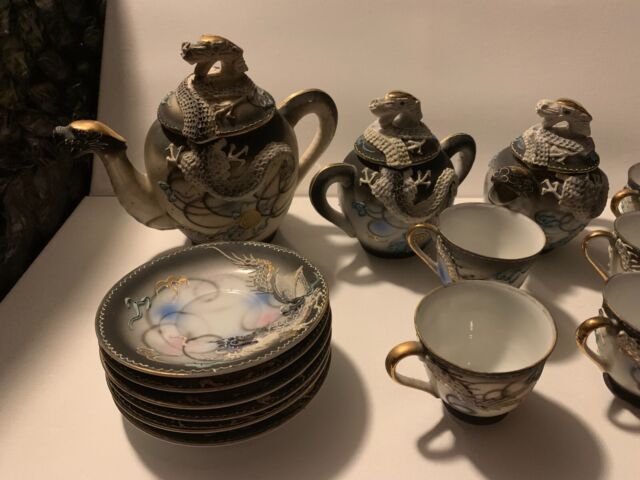 Dragon tea set has interesting form, history