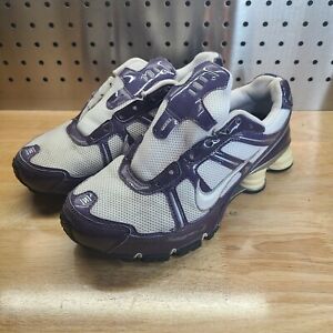 Nike Shox Remix+ 331152-113 Women's Size 8.5 Purple White Silver Shoes Sneakers