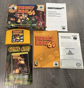 Donkey Kong 64 (Nintendo 64, 1999) SUPER NICE!!! N64 Wii NES SNES
