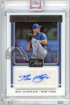 Max Scherzer 2022 Panini Three and Two Legendary cartão de autógrafo #LS-MS 22/49 - Imagem 1 de 2