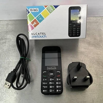 Alcatel One Touch 10.16g Mobile Phone - Volcano Black - Image 1 of 3