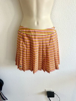 Minifalda plisada a rayas Lacoste talla 34 XS Preppy coqueta tenis niña escolar Foto 1 de 4