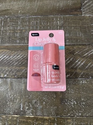 B.Pure Lip Jelly & Cheek Tint~Coral~Hyaluronic Acid~Buildable Color~ New - Image 1 of 4