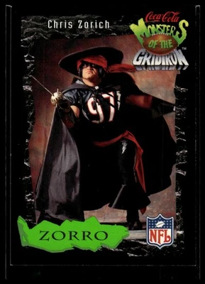 1994 Coca-Cola Monsters of the Gridiron #5 Chris Zorich - Image 1 of 2