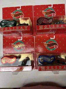 Holiday Hot Wheels 1996 edición especial estuche de coleccionista (4) juego completo - Imagen 1 de 6