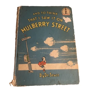 And to Think That I Saw It on Mulberry Street Dr. Seuss BCE 1964 VTG BANNED OOP - Picture 1 of 14