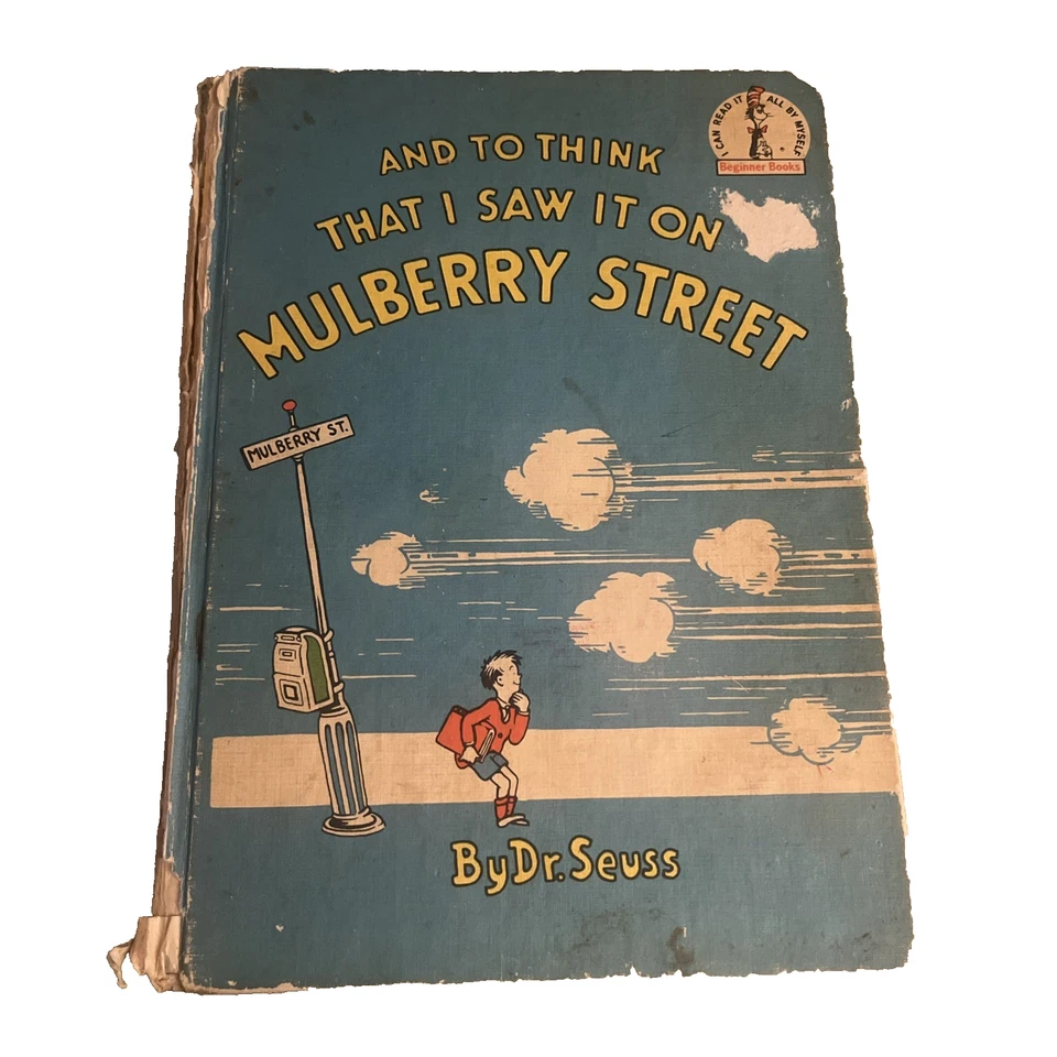 And to Think That I Saw It on Mulberry Street Dr. Seuss BCE 1964 VTG BANNED OOP - Image 1 of 4