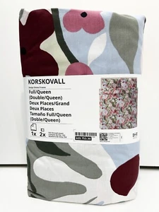 Ikea KORSKOVALL Full/Queen Duvet cover & pillowcases multicolor/floral pattern - Picture 1 of 2