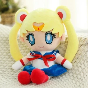 Figura de juguete MUÑECA DE FELPA SAILOR MOON 10" terciopelo súper suave bordado características NUEVA - Imagen 1 de 1