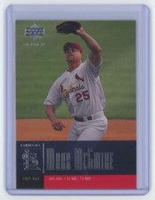 2001 Upper Deck Evolution Mark McGwire . St. Louis Cardinals #52