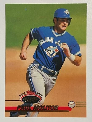 1993 Topps Stadium Club #627 Paul Molitor Toronto Blue Jays - Image 1 of 2