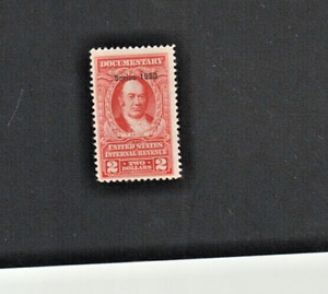 US 195 $ 2.00 Overprinted Revenue stamp  Scott # R459 Original Gum MNH