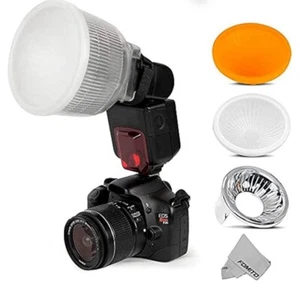 Lambency Flash Diffuser With 3 Covers For Flash Speedlight - Picture 1 of 2