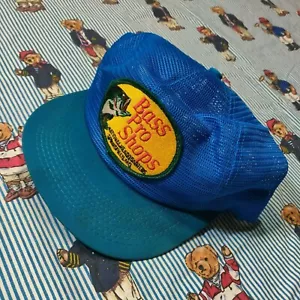 VINTAGE K-Brand BASS PRO SHOPS Cappello da camionista Cappello Snapback Sede MO 70 anni 80 USA - Foto 1 di 3