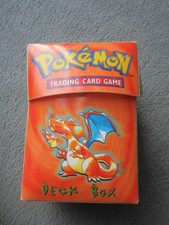 Pokemon TCG Deck Box Glurak 1999 Base Set Wizards Nintendo Ultra Pro, rare