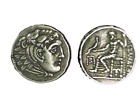 Alexander die Große Drachme Repro Münzen Magnesia postfrisch Kleinasien Zeus Herakles