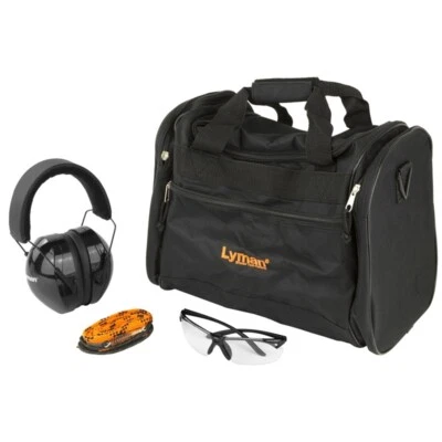 Lyman Pistol Range Kit w/ Hearing & Eye Protection, Bag & Barrel Cleaner 7837820 - Image 1 of 2