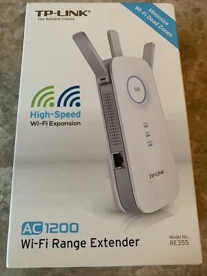 TP-LINK RE350 AC1200 Dual Band Wi-Fi Range Extender - Used - Image 1 of 2