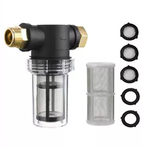 3/4 Zoll Vorfilter Wasserfilter Sandfilter Kreiselpumpe Gartenpumpe Wasserwerk - Bild 1 von 12