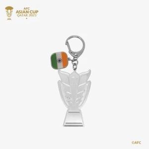 2D Trophy Keychain with Country Flag-INDIA - Picture 1 of 1