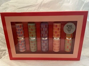 NEW CLINIQUE "Kisses" 5 Piece Lipstick Gift Set Lip Pop Colour+Primer~Retail $97 - Picture 1 of 2