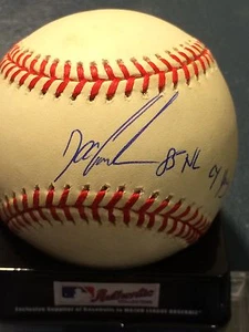 DWIGHT GOODEN NEW YORK METS 85 NL CY YOUNG OFFICIAL NATIONAL LEAGUE BASEBALL - Picture 1 of 1